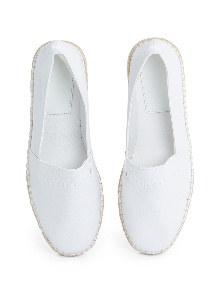 Calvin Klein Pamuk Beyaz Erkek Espadril Ayakkabı - HM0HM01808YBR