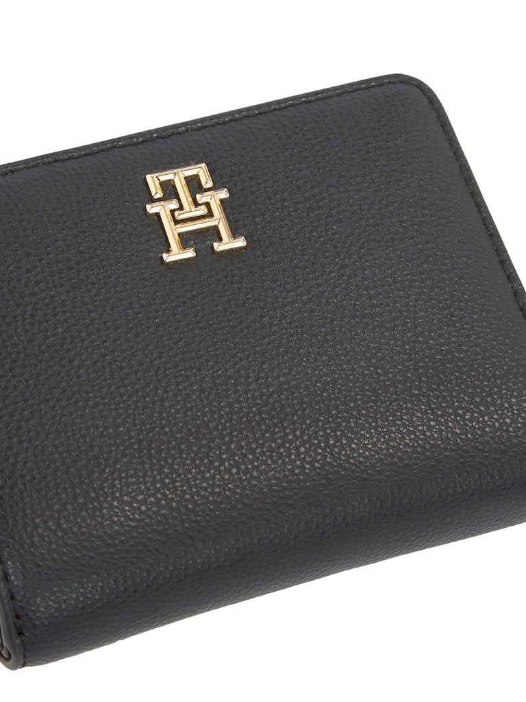 Tommy Hilfiger Siyah Kadın Fermuarlı Cüzdan - AW0AW16917BDS