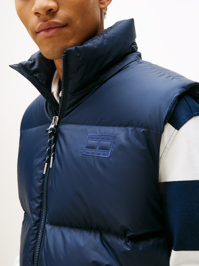 Tommy Hilfiger Erkek Kaz Tüyü Puffer Lacivert Yelek