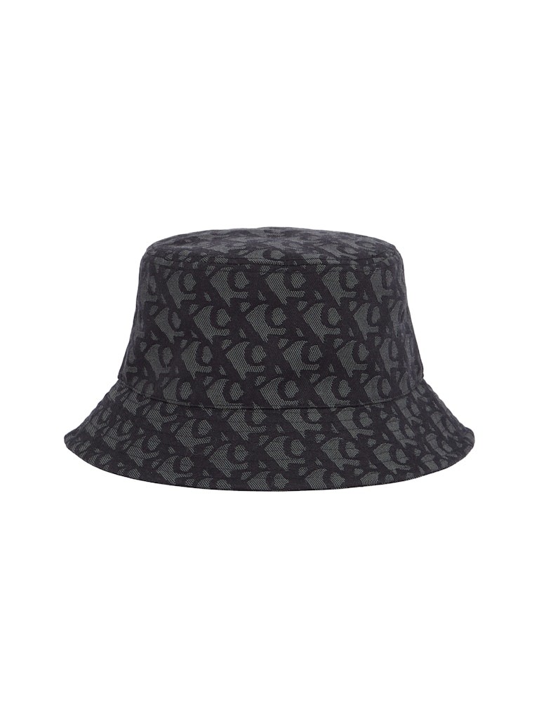 Calvin Klein Pamuk Siyah Kadın Bucket Şapka - LV04K5059GUB1
