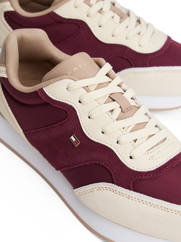 Tommy Hilfiger Kadın Bej Kısa Taban Sneakers