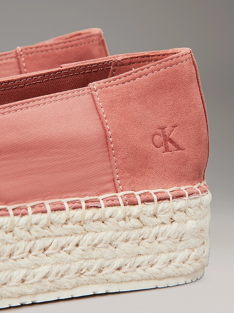 Calvin Klein Pamuk Pembe Kadın Espadril Ayakkabı - YW0YW01736GAM