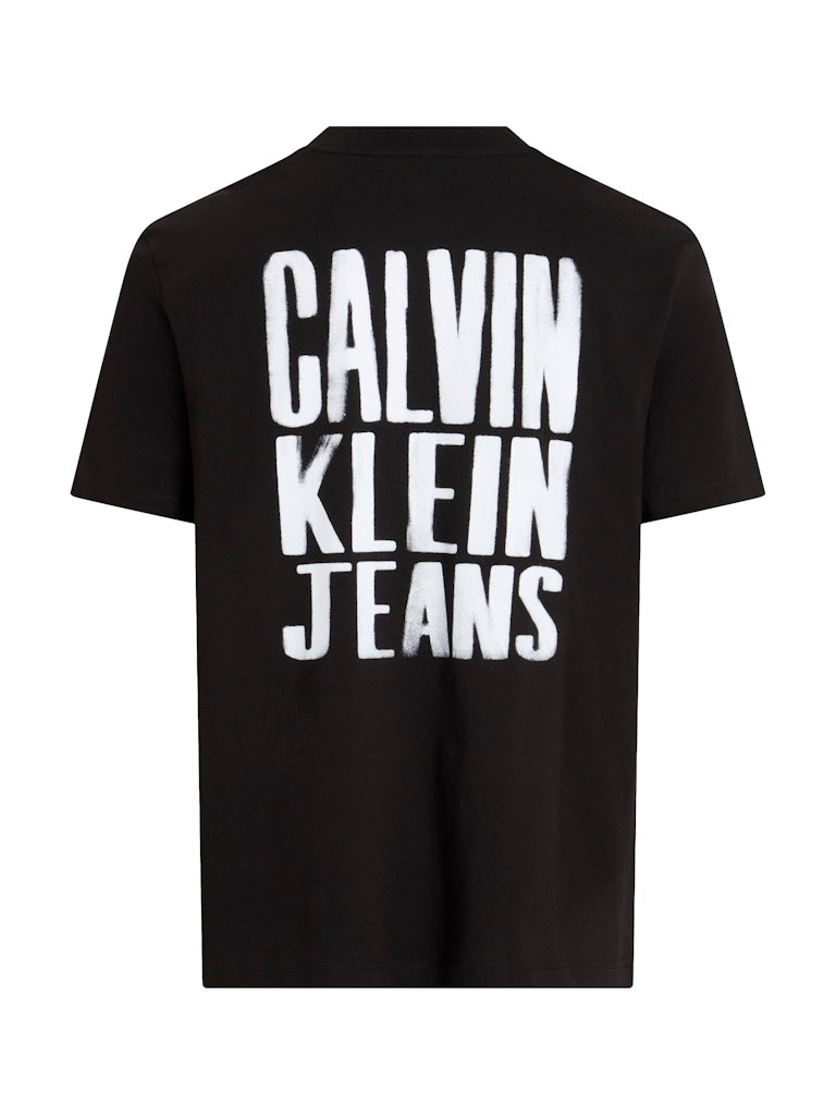 Calvin Klein Rejeneratif Pamuk Siyah Erkek Kısa Kollu T-Shirt - J30J327523BEH