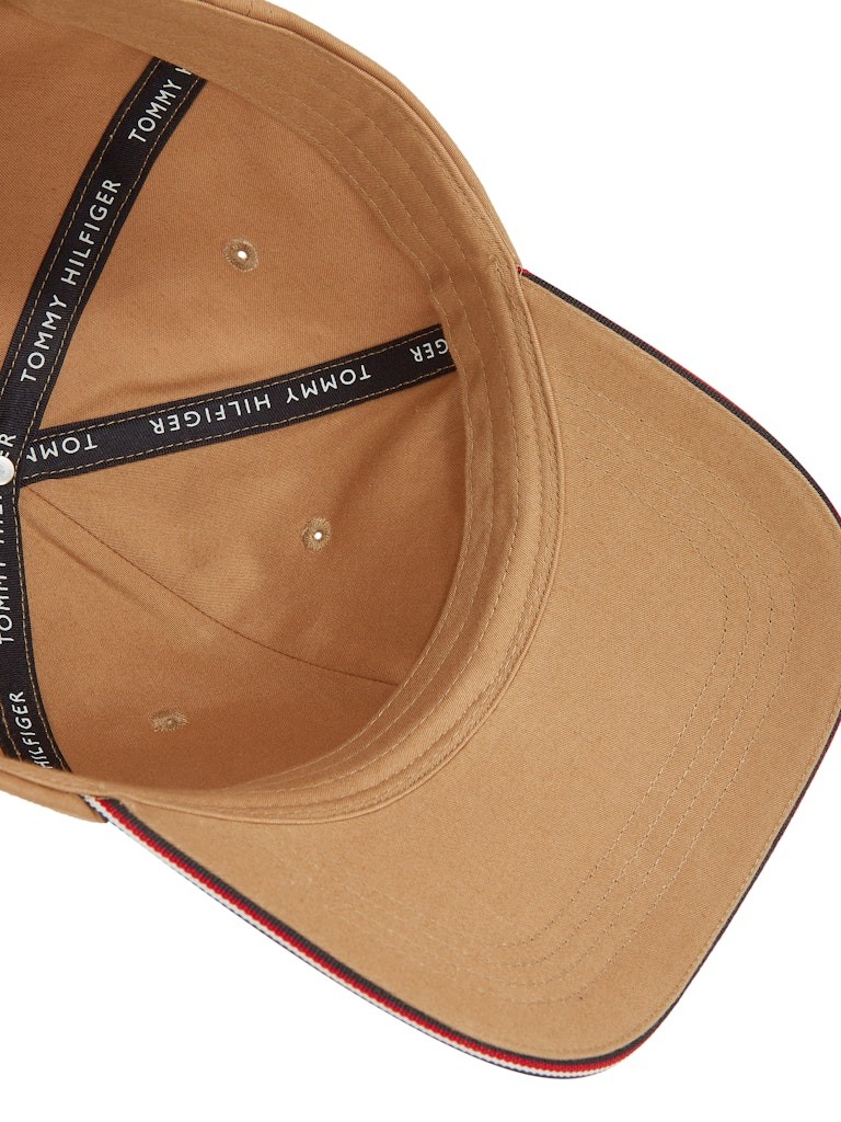 Tommy Hilfiger Organik Pamuk Haki Erkek Bayraklı Şapka - AM0AM12035RBC