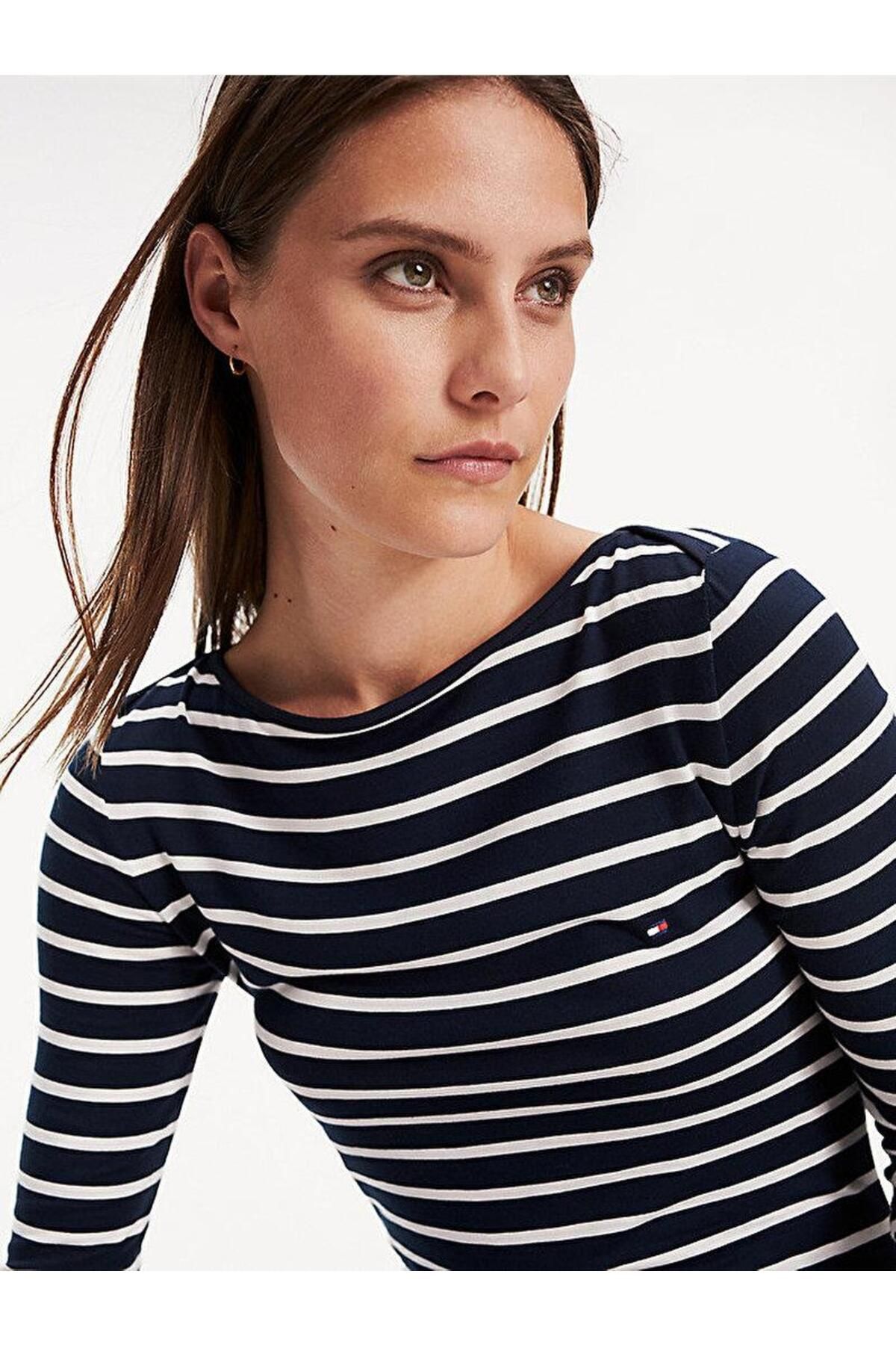 HERITAGE BOAT NECK TEE 3/4