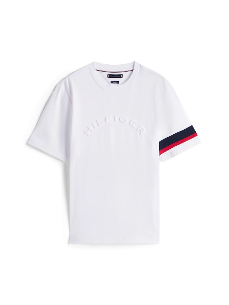 Tommy Hilfiger Erkek Beyaz  O Yaka  T-Shirt