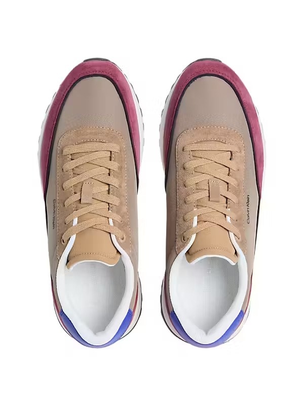 Calvin Klein Süet Detaylı Logolu Sneaker