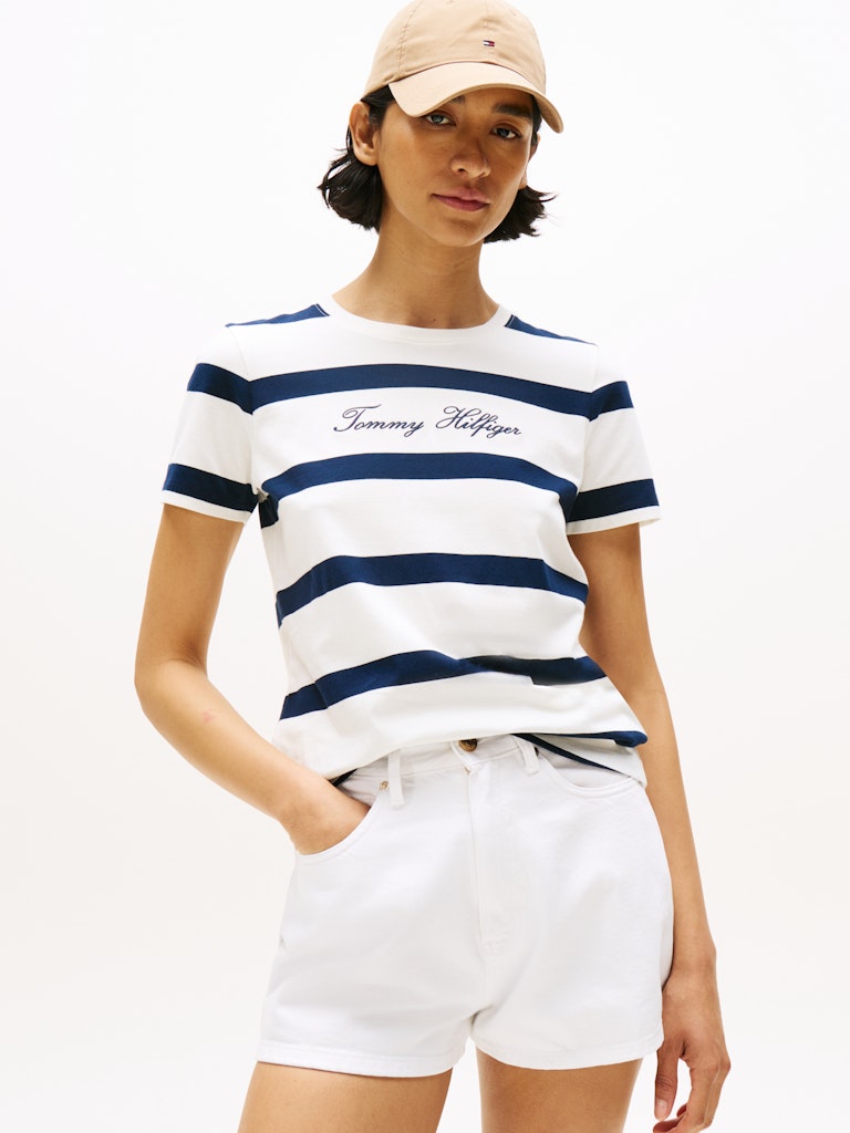 Tommy Hilfiger Kadın Lacivert T-Shirt