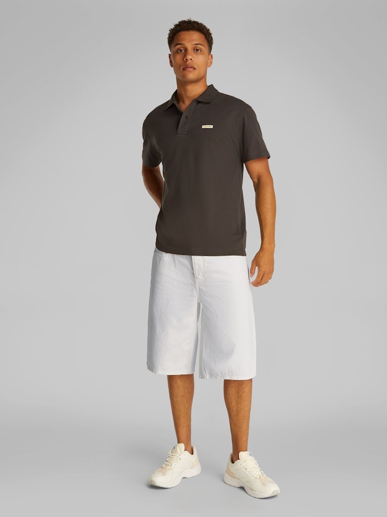 Calvin Klein Denim Beyaz Erkek 5 Cep Şort - J30J3272241AA