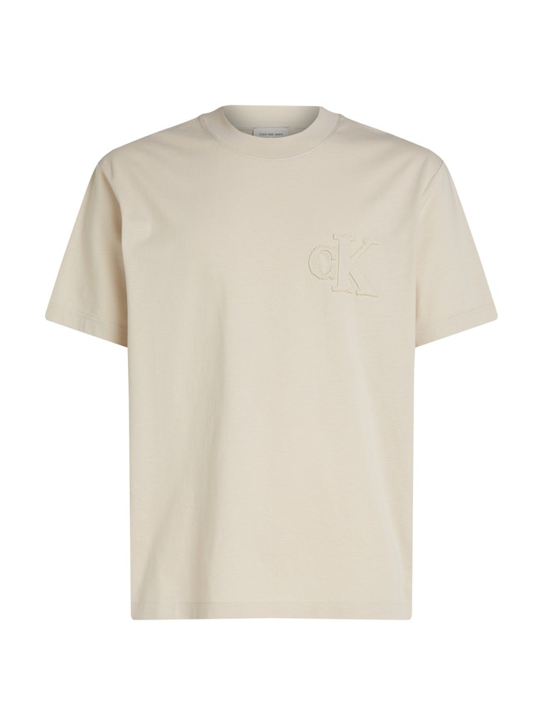 Calvin Klein Rejeneratif Pamuk Gri Erkek Kısa Kollu T-Shirt - J30J327494PDV