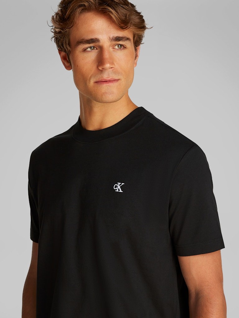 Calvin Klein Rejeneratif Pamuk Siyah Erkek Kısa Kollu T-Shirt - J30J327473BEH