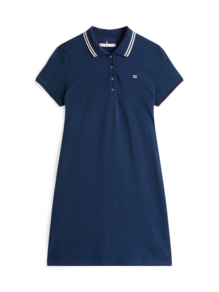 Tommy Hilfiger Pamuk Lacivert Kadın Polo Elbise - WW0WW45532C1G
