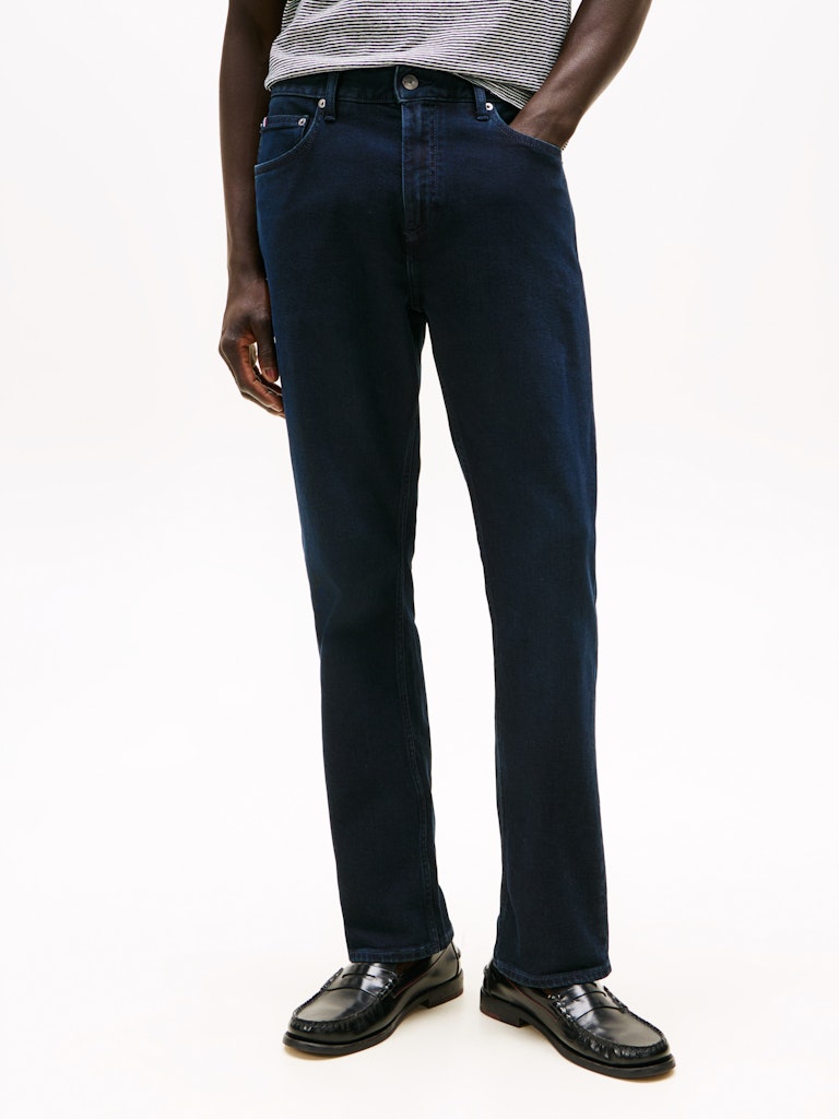 Tommy Hilfiger Denim Siyah Erkek Straight Mercer Jean Pantolon
