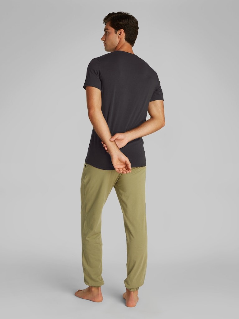 Calvin Klein Pamuk Siyah Erkek 0 Yaka 3 lü Paket T-Shirt