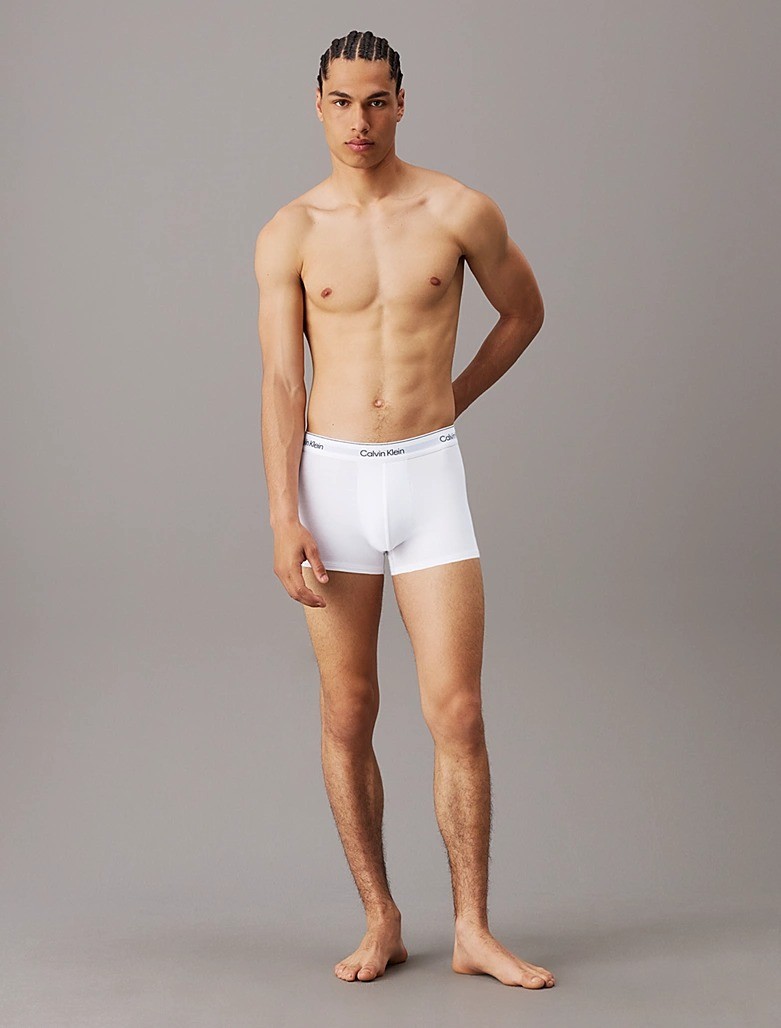 Calvin Klein Pamuk Beyaz Erkek Klasik Boxer - LV00NB4392100