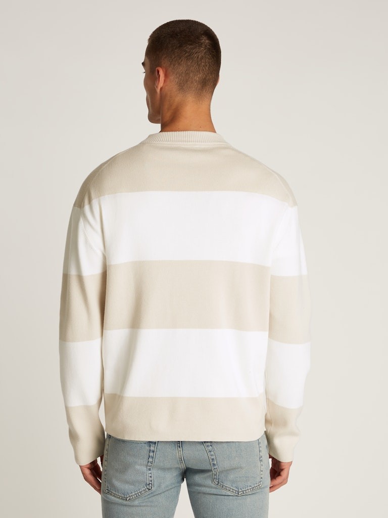 Calvin Klein Rejeneratif Pamuk Gri Erkek Uzun Kollu Triko - J30J326741PDH