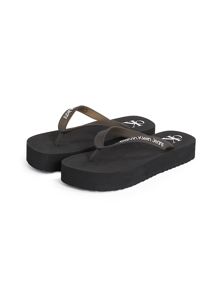 Calvin Klein Siyah Kadın Parmak Arası Terlik - YW0YW01830BEH