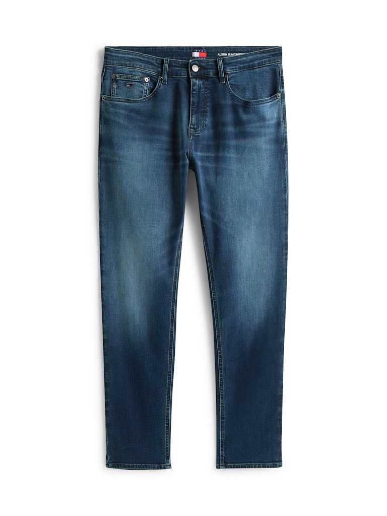 Tommy Hilfiger Erkek Mavi  Tapered Kesim Austin Jean Pantolon