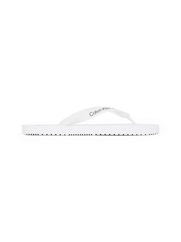 Calvin Klein Beyaz Erkek Parmak Arası Terlik - YM0YM0126701W