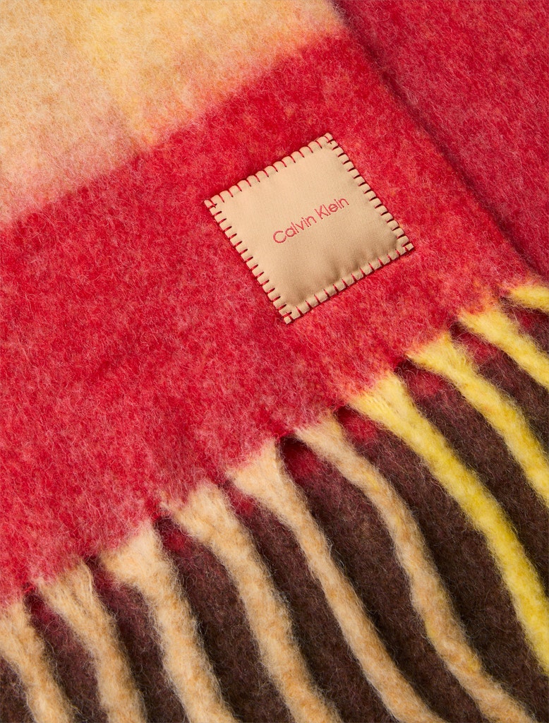 Calvin Klein Erkek Çok Renkli Şal