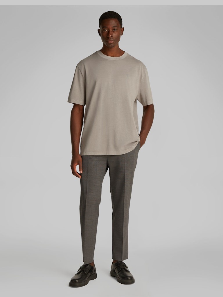 Calvin Klein Jeans Gri Erkek T-Shirt - J30J327078PEO