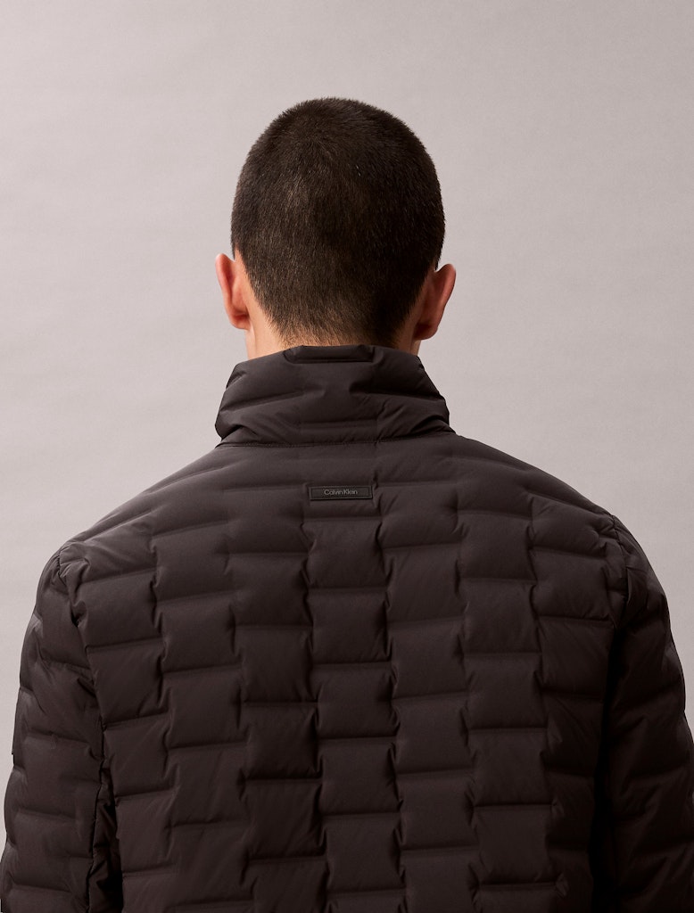 Calvin Klein Erkek Siyah Puffer Mont