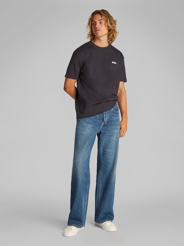 Calvin Klein Rejeneratif Pamuk Siyah Erkek Kısa Kollu T-Shirt - J30J327234BA1