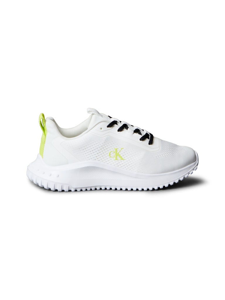 Calvin Klein Kadın Beyaz  Kısa Taban Runner Sneakers