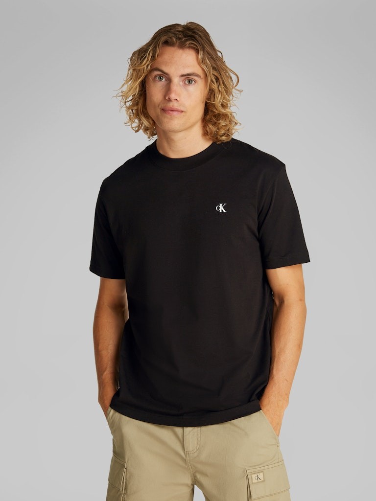 Calvin Klein Rejeneratif Pamuk Siyah Erkek Kısa Kollu T-Shirt - J30J327523BEH