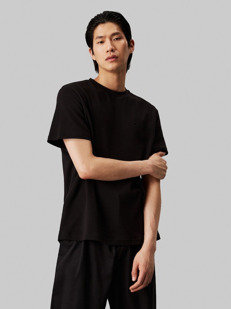 Calvin Klein Organik Pamuk Siyah Erkek Kolsuz T-Shirt - K10K113737BEH