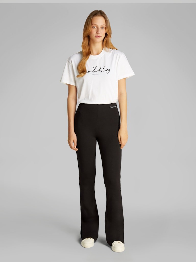 Calvin Klein Viskon Siyah Kadın Tayt - J20J225089BEH