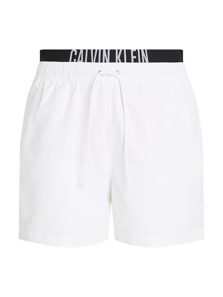 Calvin Klein Beyaz Erkek Deniz Şortu - KM0KM01093YCD