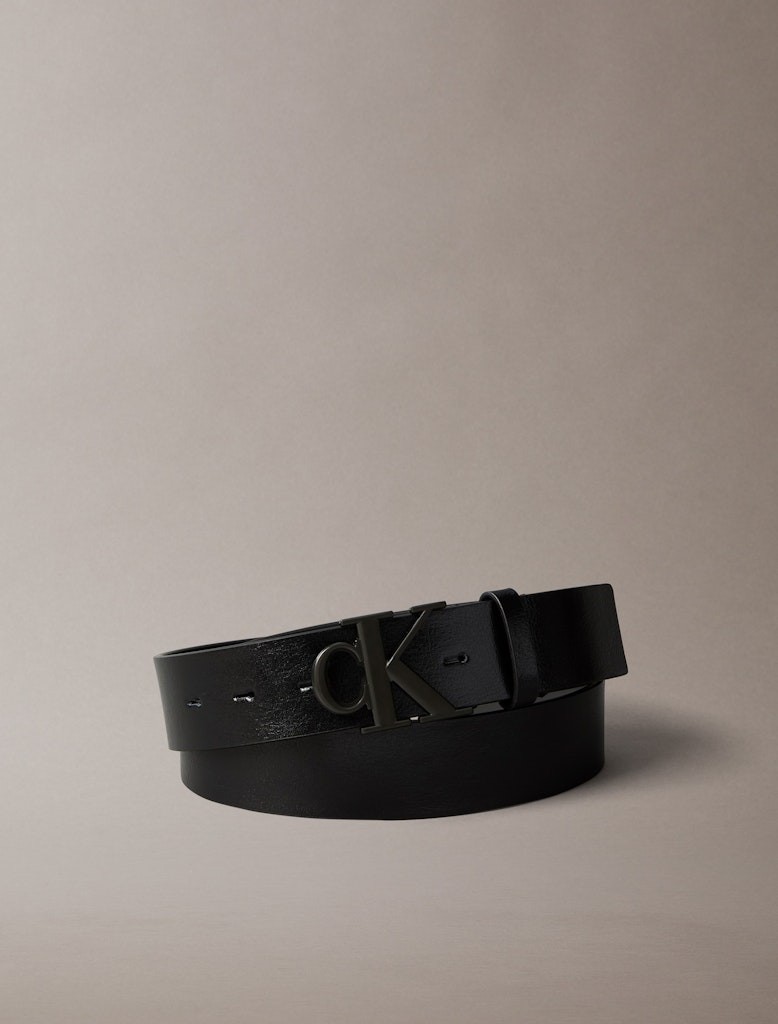 Calvin Klein Erkek Siyah Kemer 3,5 cm Kemer