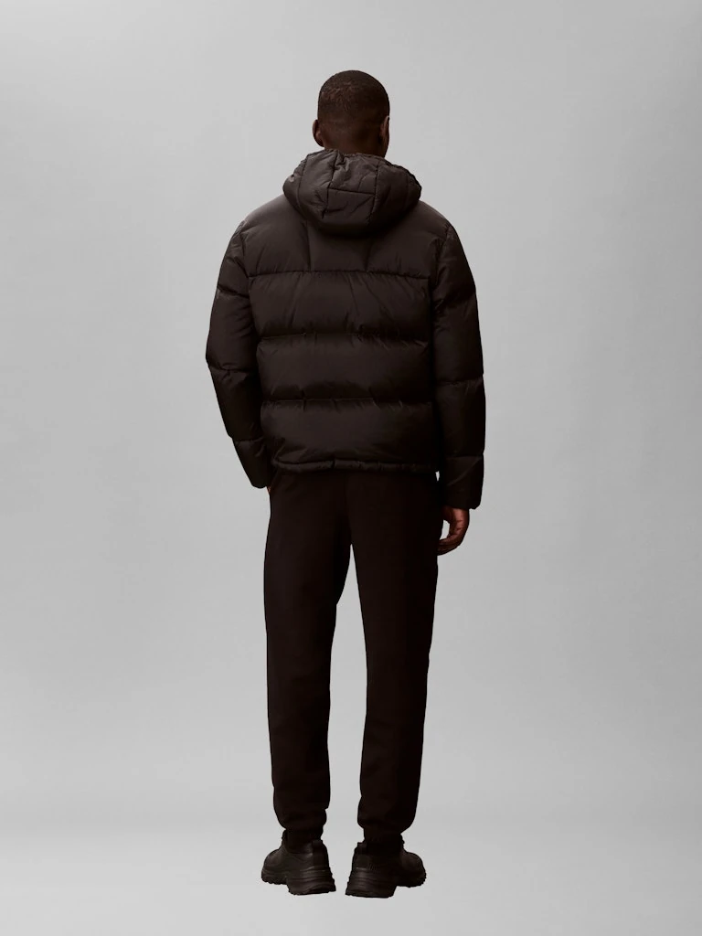 Calvin Klein Erkek Siyah Pamuk Normal Kesim Lastik Paça Eşofman Altı