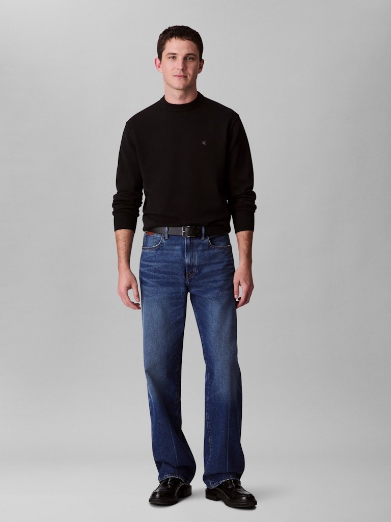 Calvin Klein Erkek Siyah O Yaka Triko
