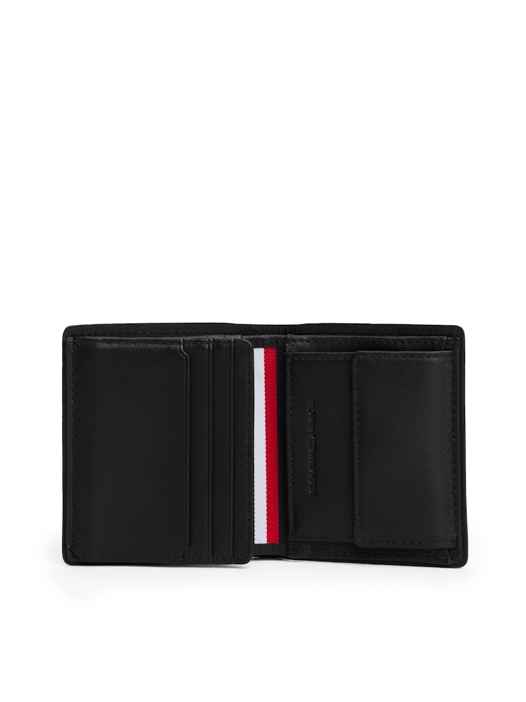 Tommy Hilfiger Erkek 3'e Katlanan Siyah Cüzdan