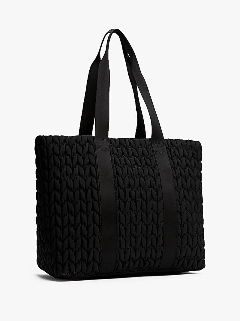 Tommy Hilfiger Kadın Urban Quilted Tote Siyah Çanta