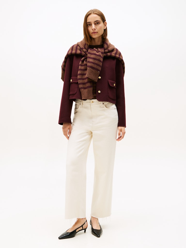 Tommy Hilfiger Kadın Bordo Mont