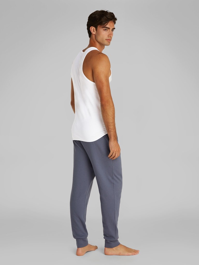 Calvin Klein Pamuk Beyaz Erkek Atlet 3 lü Paket T-Shirt