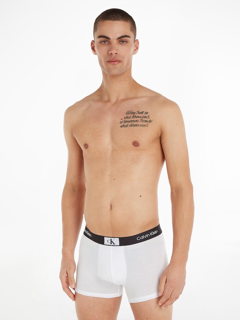 Calvin Klein Beyaz Erkek Klasik Boxer