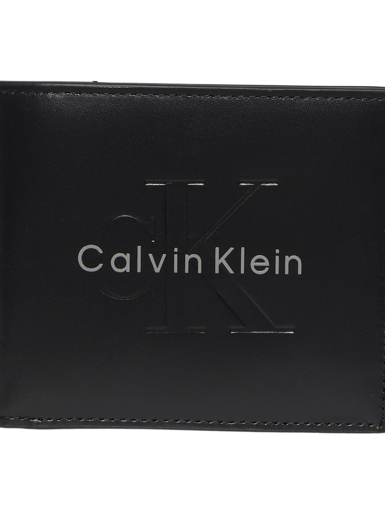 Calvin Klein Erkek Siyah 2'ye Katlanan Cüzdan
