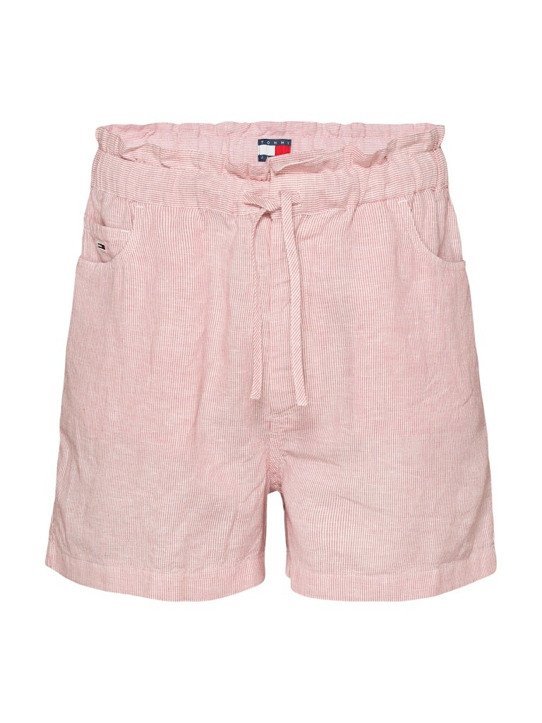 Tommy Hilfiger Keten PEMBE Kadın Yan Cep Şort - DW0DW20360TH3
