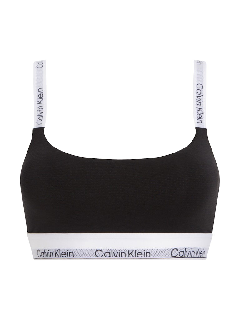 Calvin Klein Modal Siyah Kadın Askılı Bralet - 000QF7970EUB1