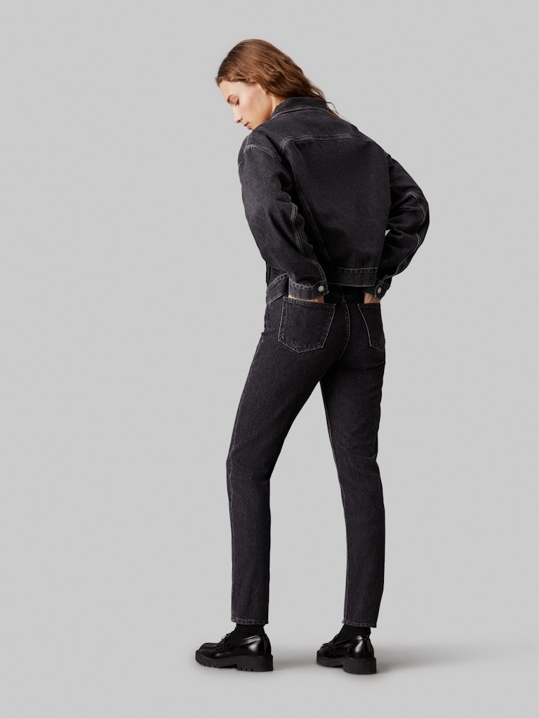 Calvin Klein Kadın Siyah Mom Jean