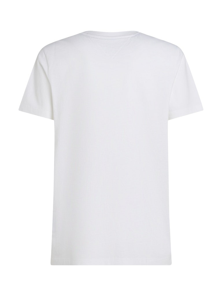 Tommy Hilfiger Pamuk Beyaz Erkek Kısa Kollu T-Shirt - MW0MW37267YBR