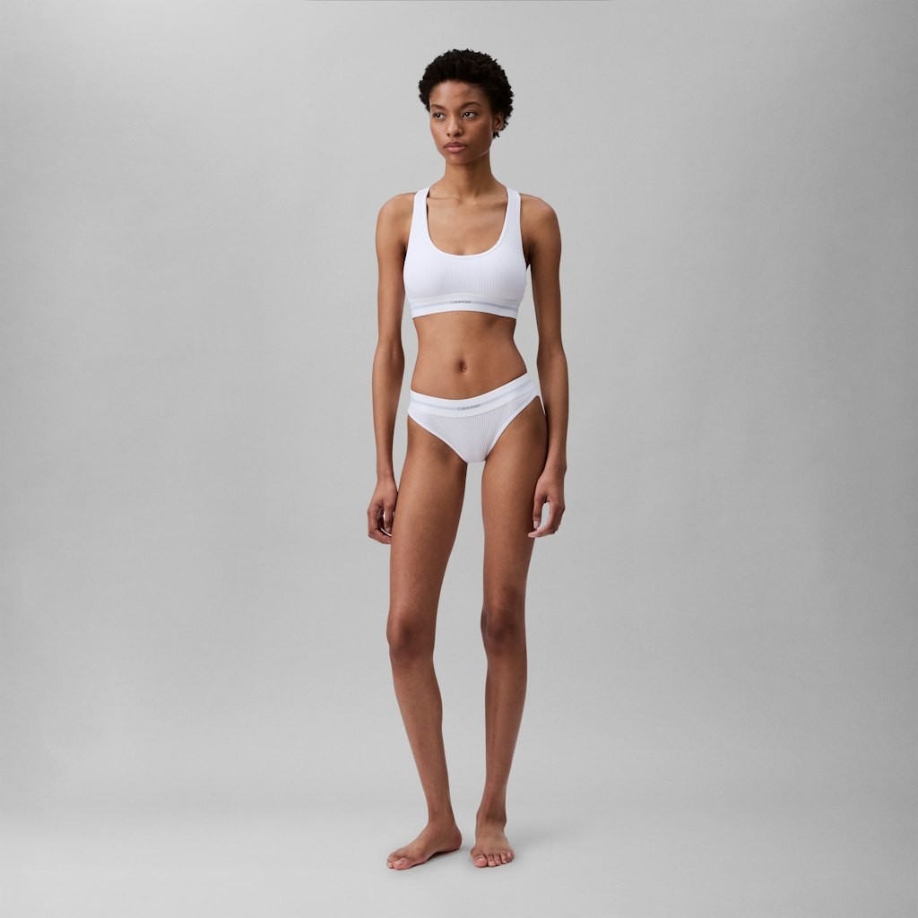 Calvin Klein Organik Pamuk Beyaz Kadın Bikini İç Çamaşırı - LV00QF8022100