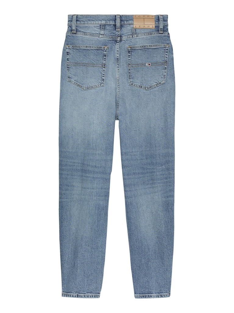 Tommy Jeans Kadın Yüksel Bel Tapered Mom Jeans Pantolon - DW0DW197681AB