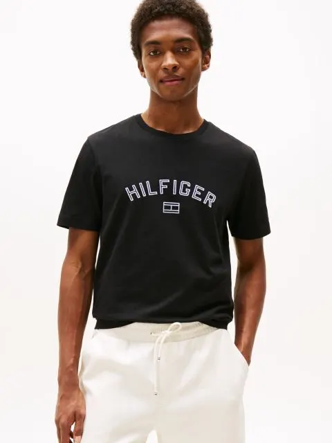 Tommy Hilfiger Erkek Siyah T-Shirt