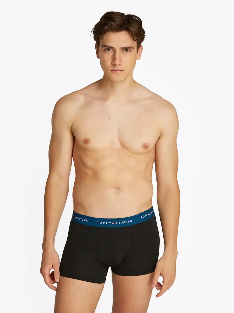 Tommy Hilfiger Rejeneratif Pamuk Siyah Erkek Klasik Boxer