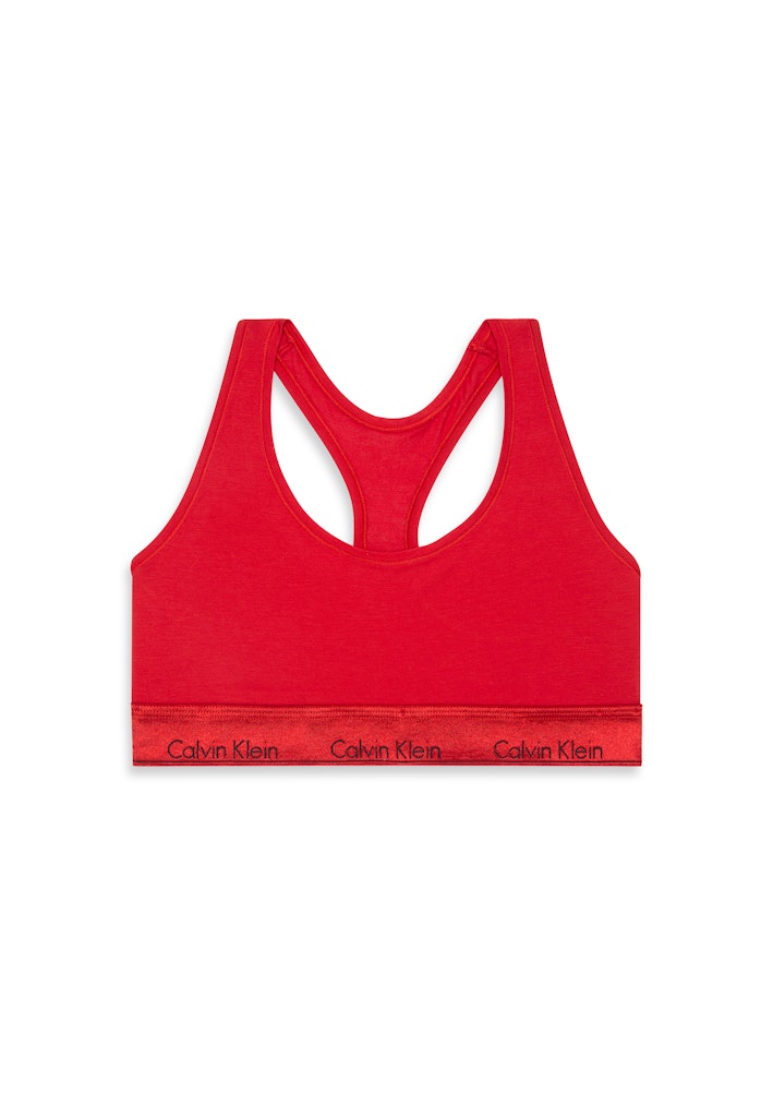 Calvin Klein Kadın Kırmızı  Spor  Sütyen